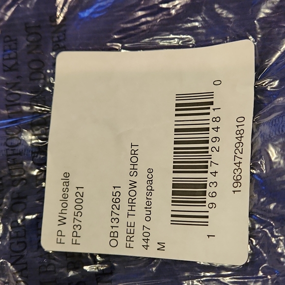 Free People Free Throw Short in Outerspace *FP038 MSRP $40 - Picture 7 of 13